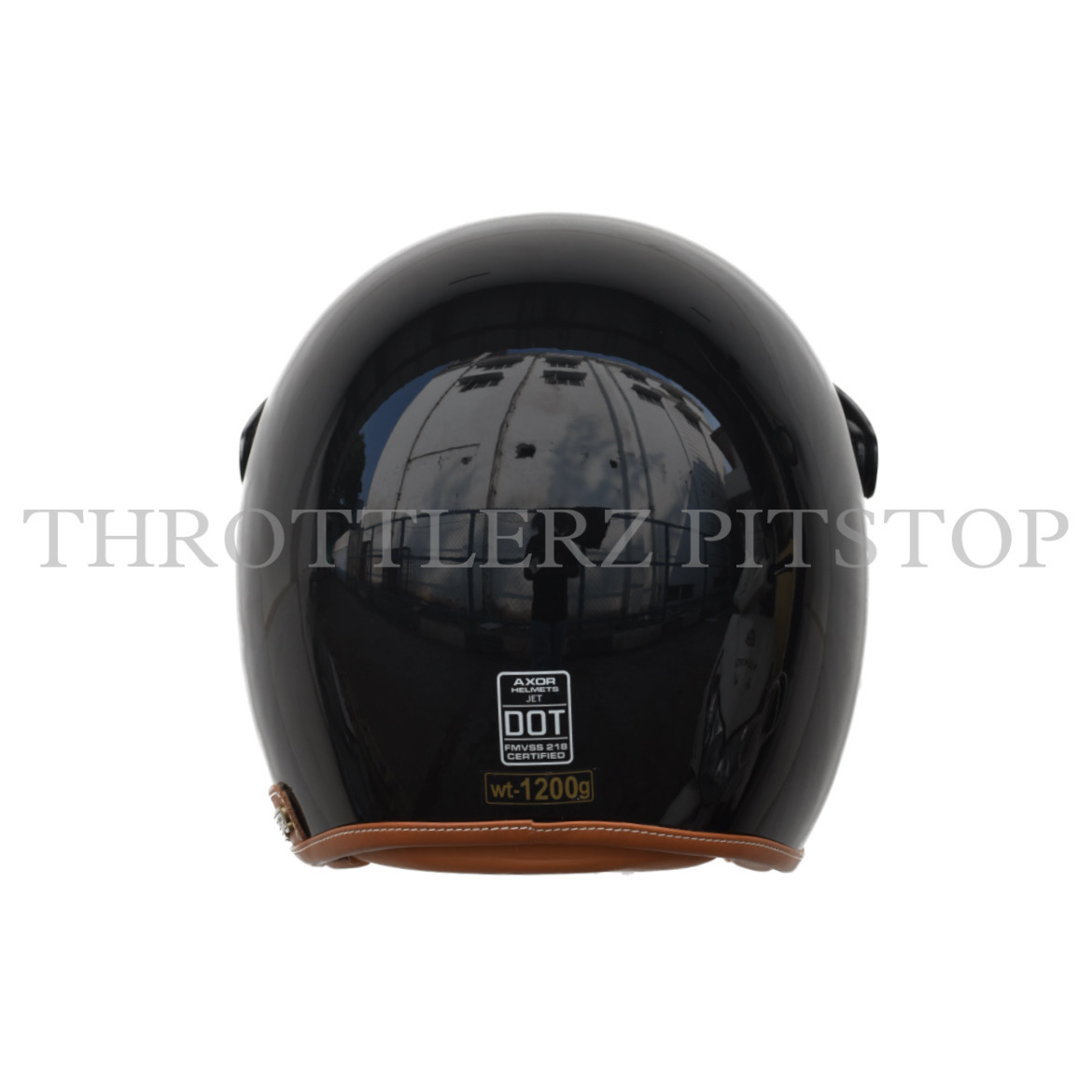 AXOR RETRO JET LEATHER- BLACK GLOSSY - Image 4