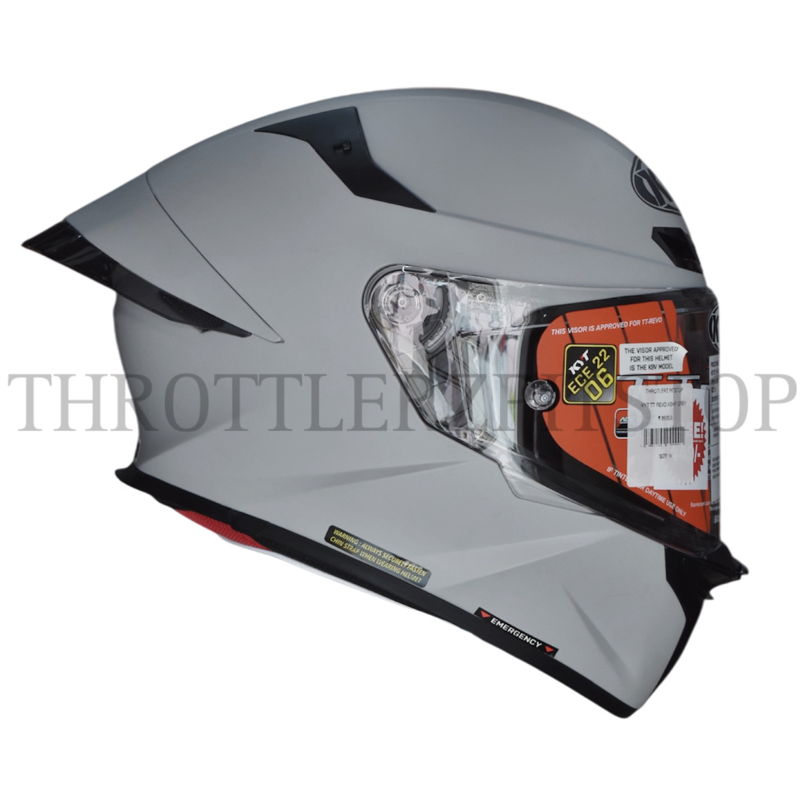 KYT TT REVO ASHP GREY - Image 3