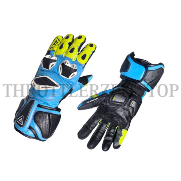 SHIELD VIPER FULL GUANTLET GLOVES 2.0 : BLUE/NEON