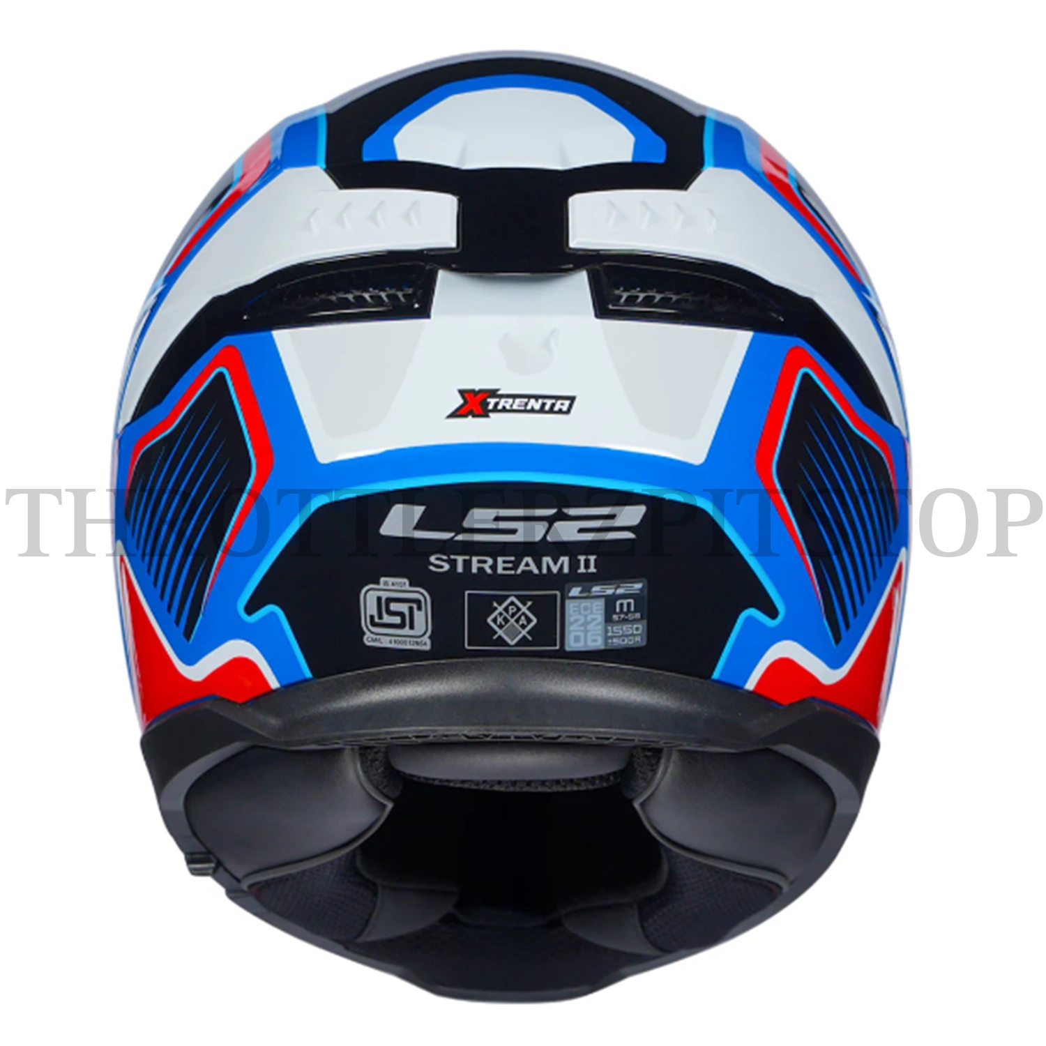 LS2 FF 320 STREAM || XTRENTA GLOSSY BLUE RED - Image 4