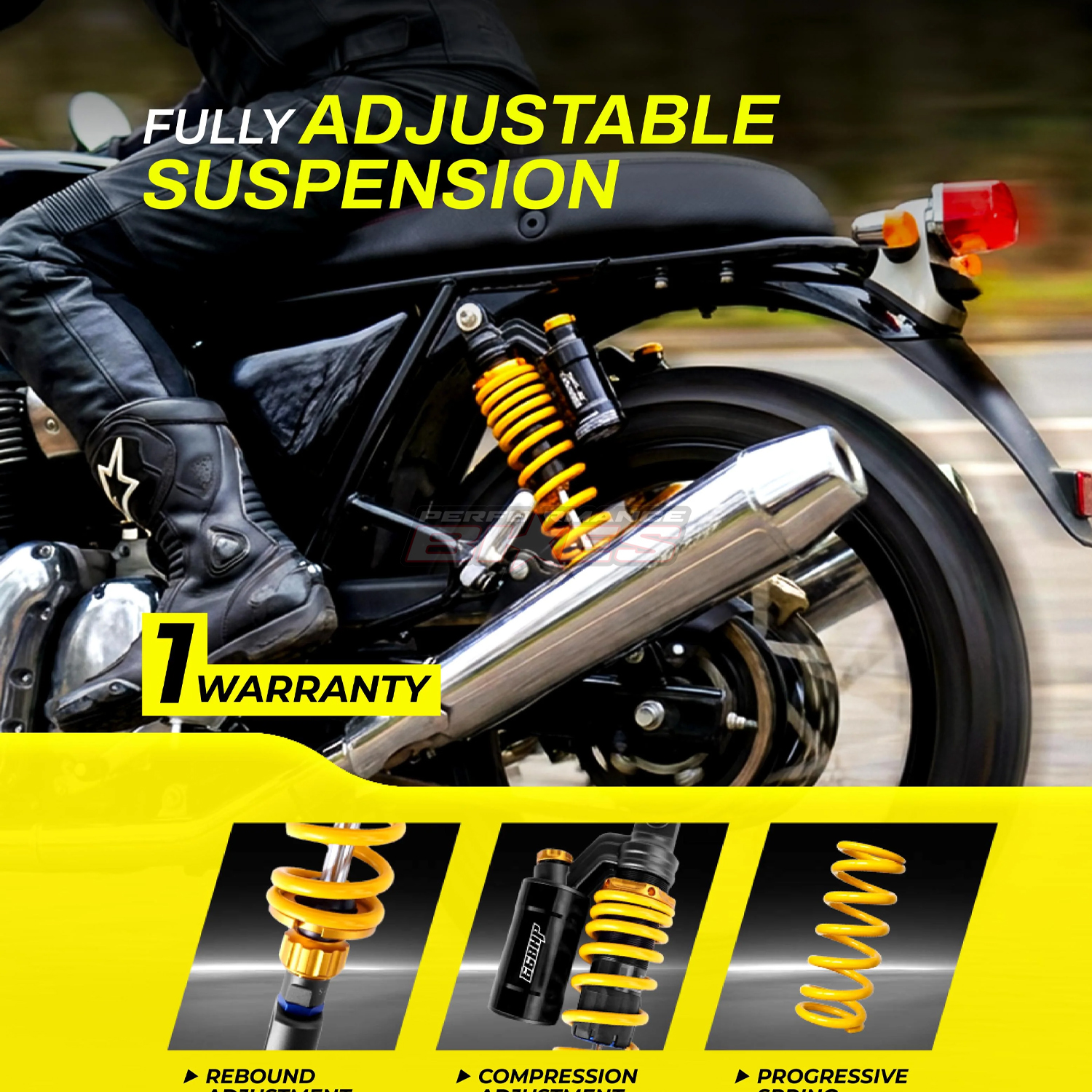 66BHP INTERCEPTOR /GT650 SHOCK ABSORBER - Image 2