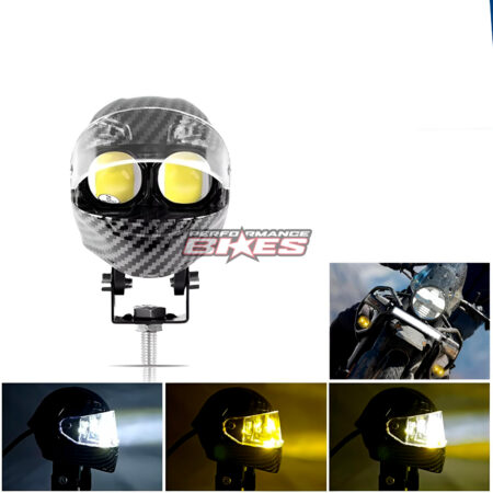 HELMET FOG LIGHT CARBON