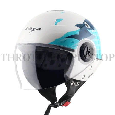 VEGA CHAP KIDS DX SHARK : WHITE/BLUE