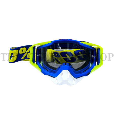 100% GOGGLES GREEN FRAME RAINBOW TINT