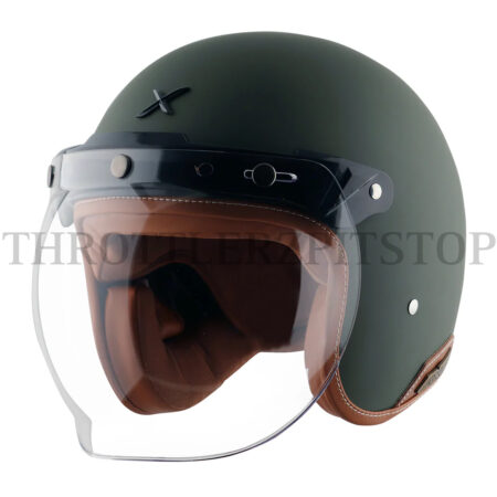 AXOR RETRO JET LEATHER : DULL BATTLE GREEN