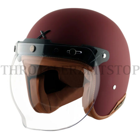 AXOR RETRO JET LEATHER :DULL  CHESTNUT RED