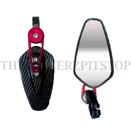 BAR END ADJ CARBON MIRROR - PENTAGON