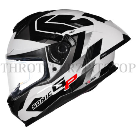 KORDA SONIC GP FLASH : WHITE / BLACK