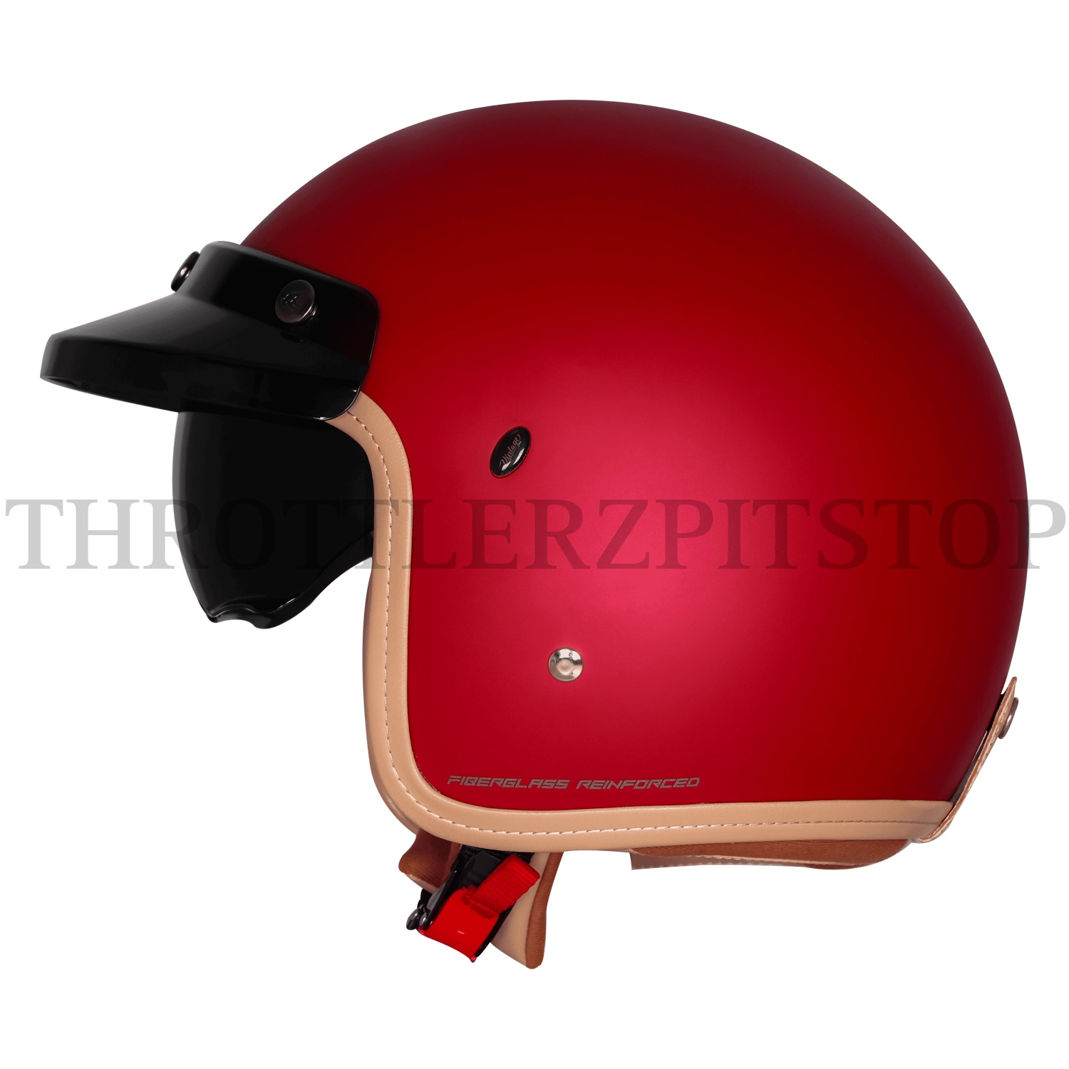STEELBIRD VINTAGE 2.0 ISS 68 : MATT MAROON - Image 3
