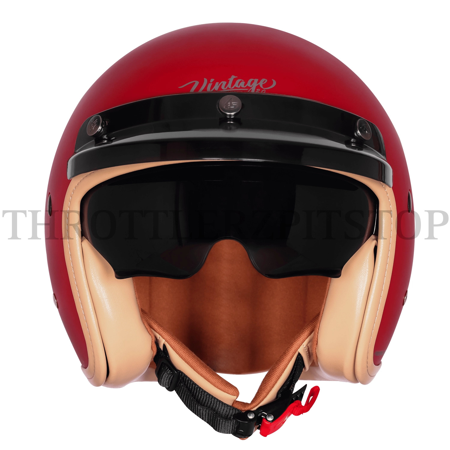 STEELBIRD VINTAGE 2.0 ISS 68 : MATT MAROON - Image 2