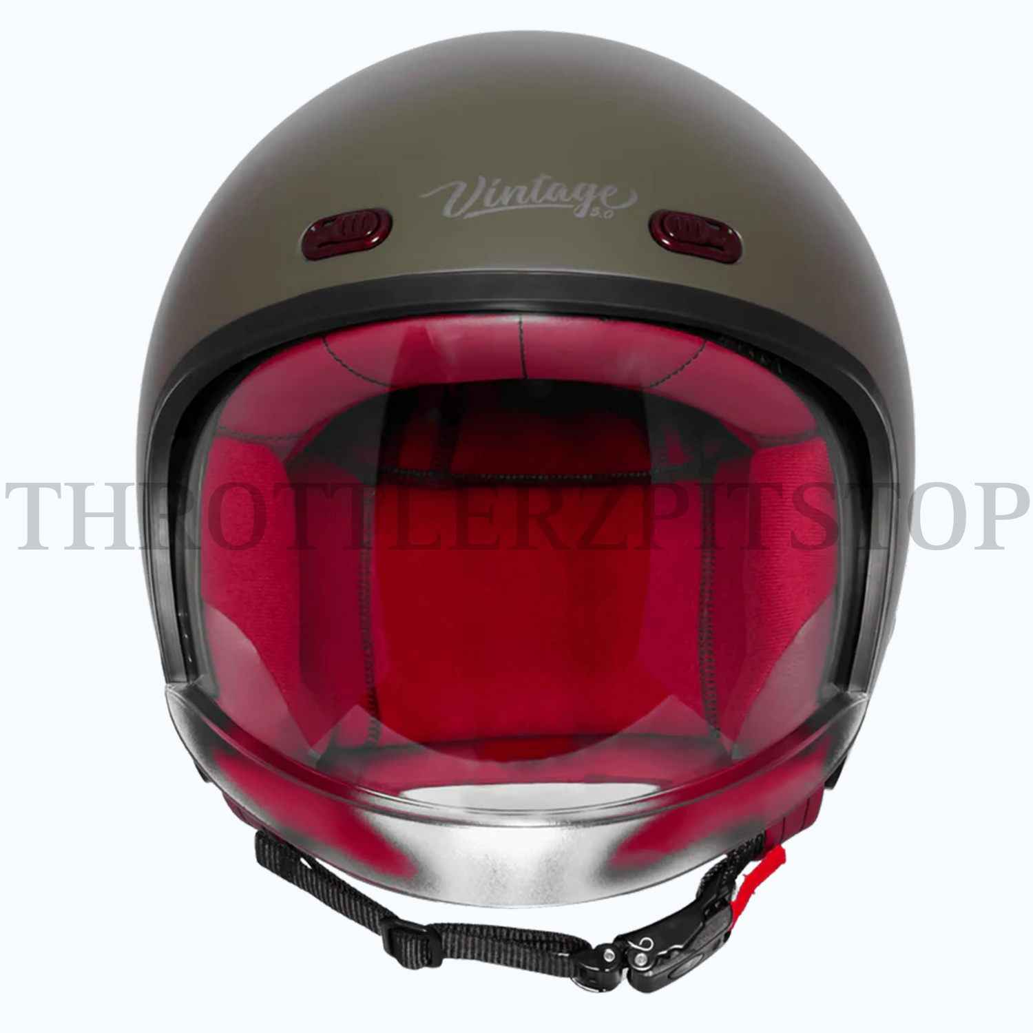 STEELBIRD VINTAGE 5.0 SBH 67 : BATTLE GREEN (MATT) - Image 2