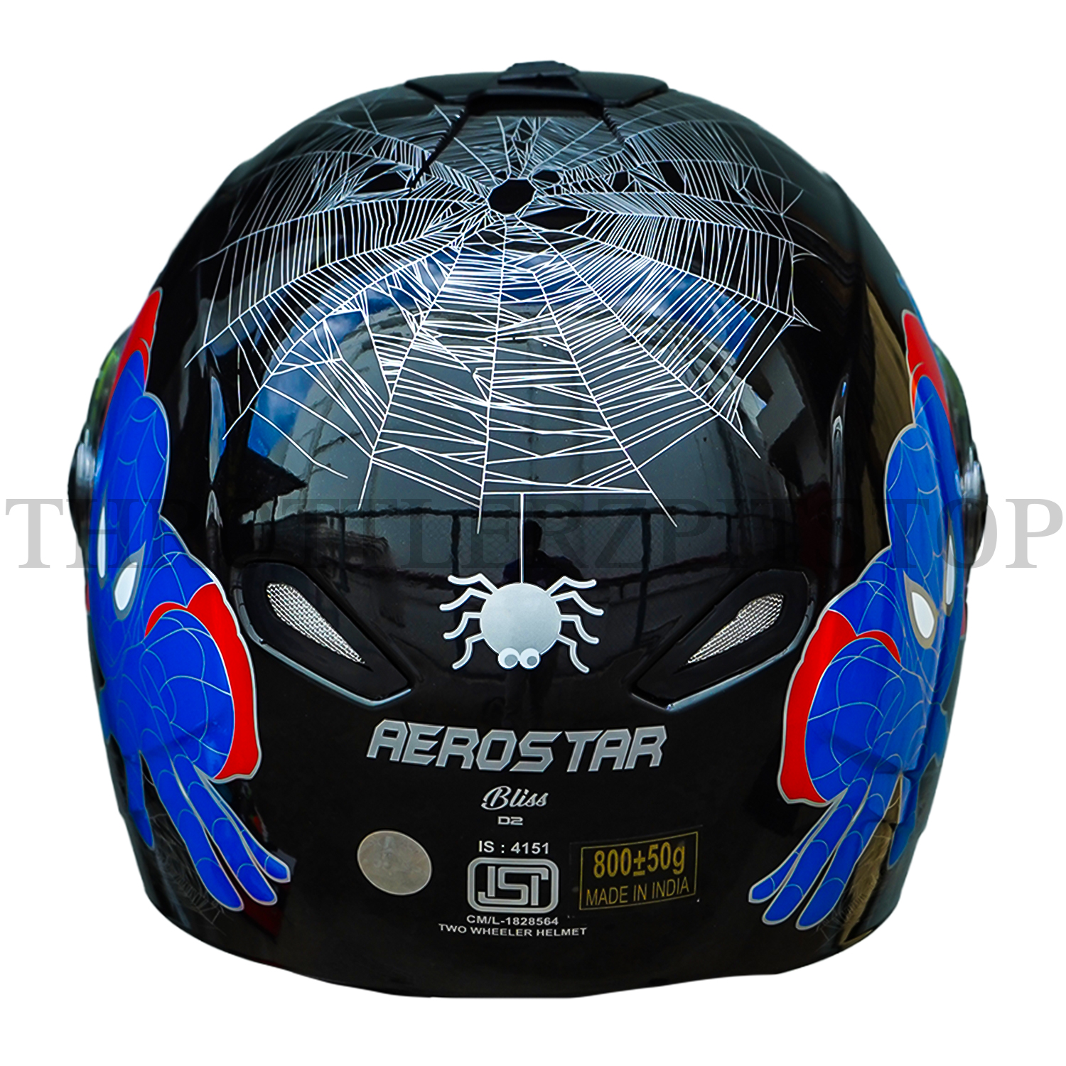 AEROSTAR BLISS KIDS D2 SPIDER MAN : BLACK W/BLUE - Image 3