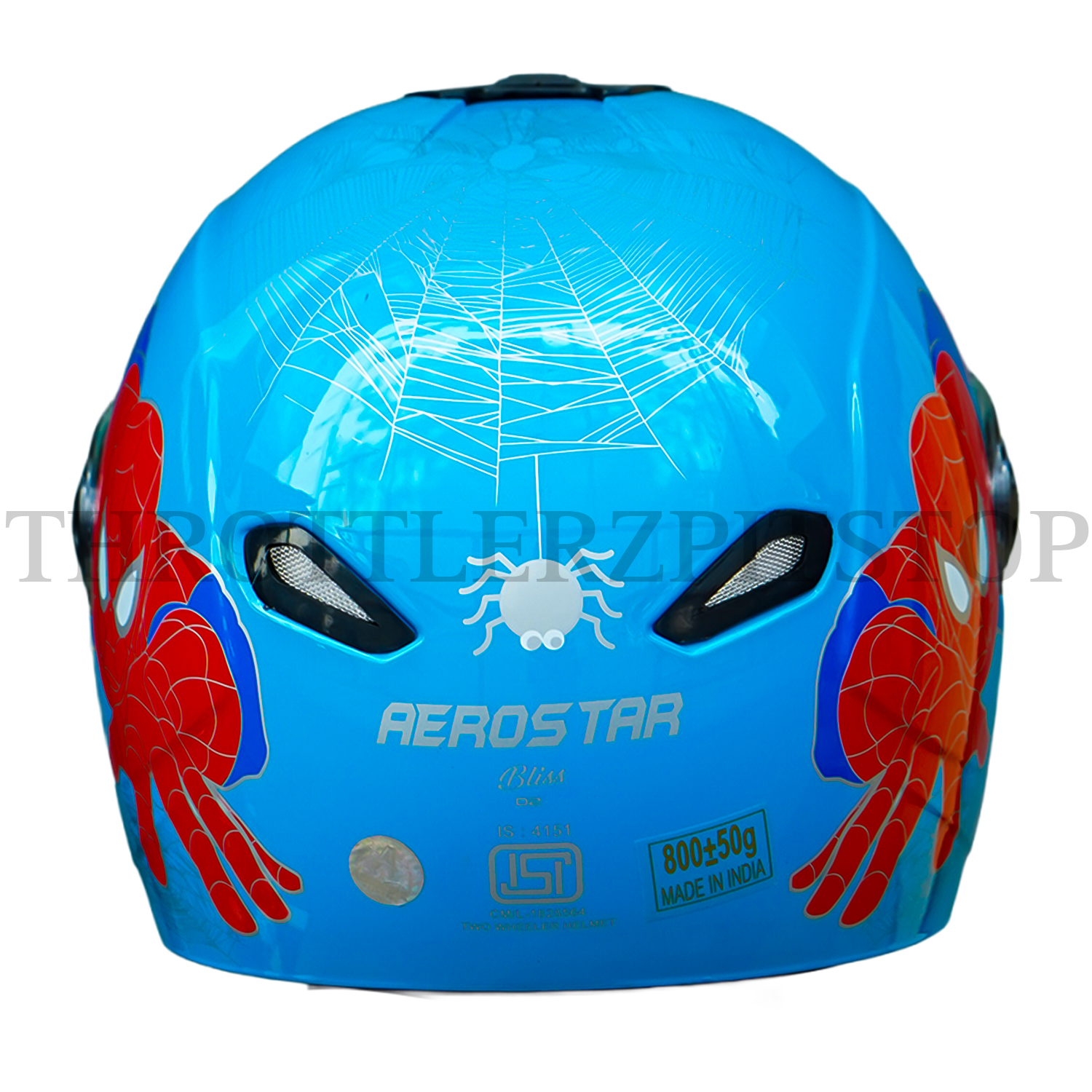 AEROSTAR BLISS KIDS D2 SPIDER MAN : BLUE W/RED - Image 4