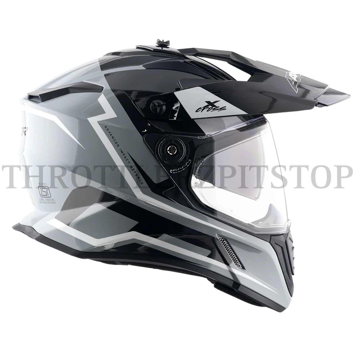 AXOR X-CROSS DUAL VISOR FLAGSTAFF :NARDO GREY/BLACK - Image 3