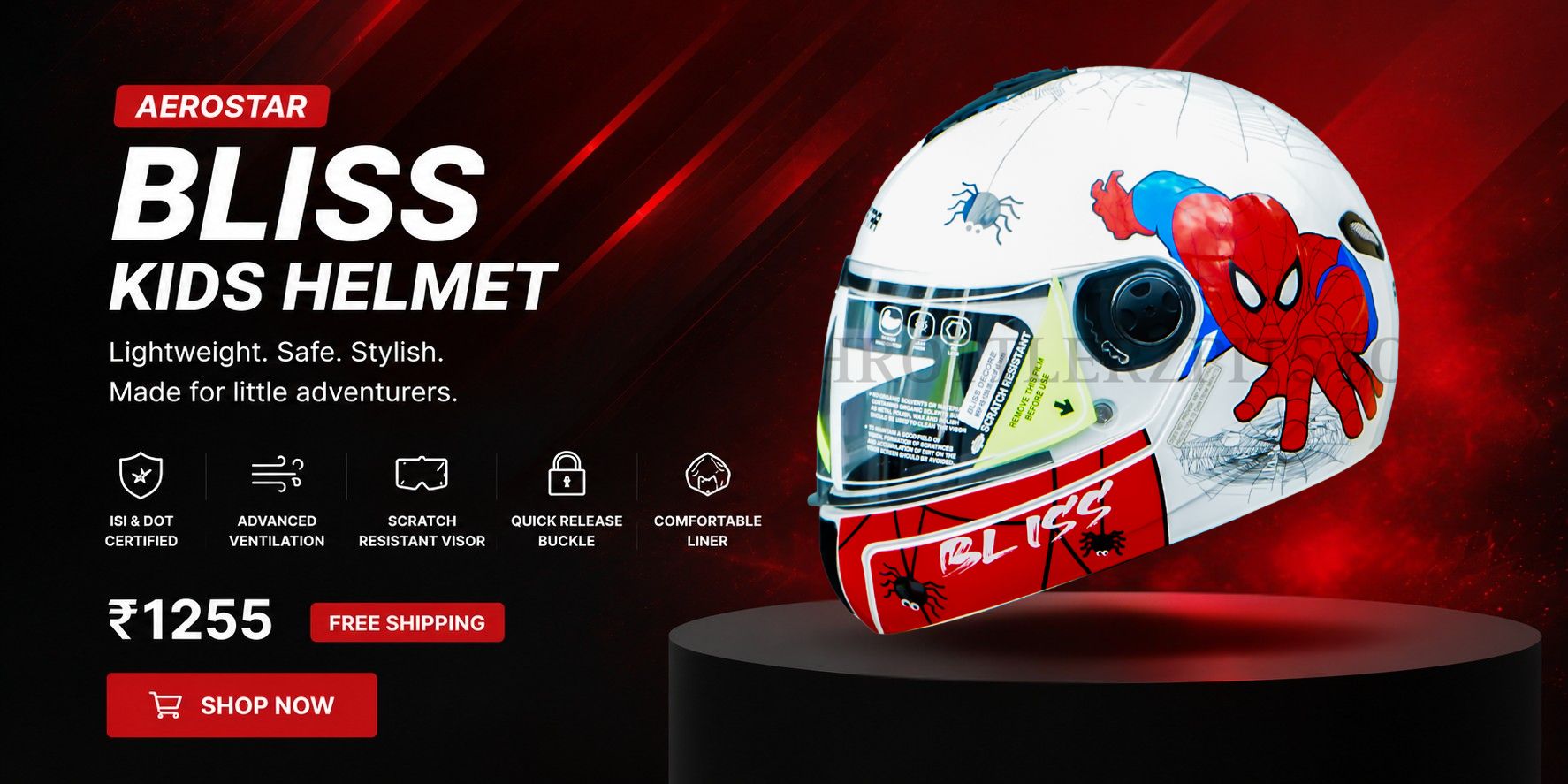 Aerostar Bliss Kids Helmet