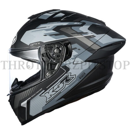 NHK K5R ONIX : BLACK / SILVER (MATT)